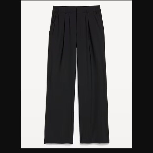 High-Waisted Medium SleekTech Trouser Pants Office Work Travel - Picture 4 of 9